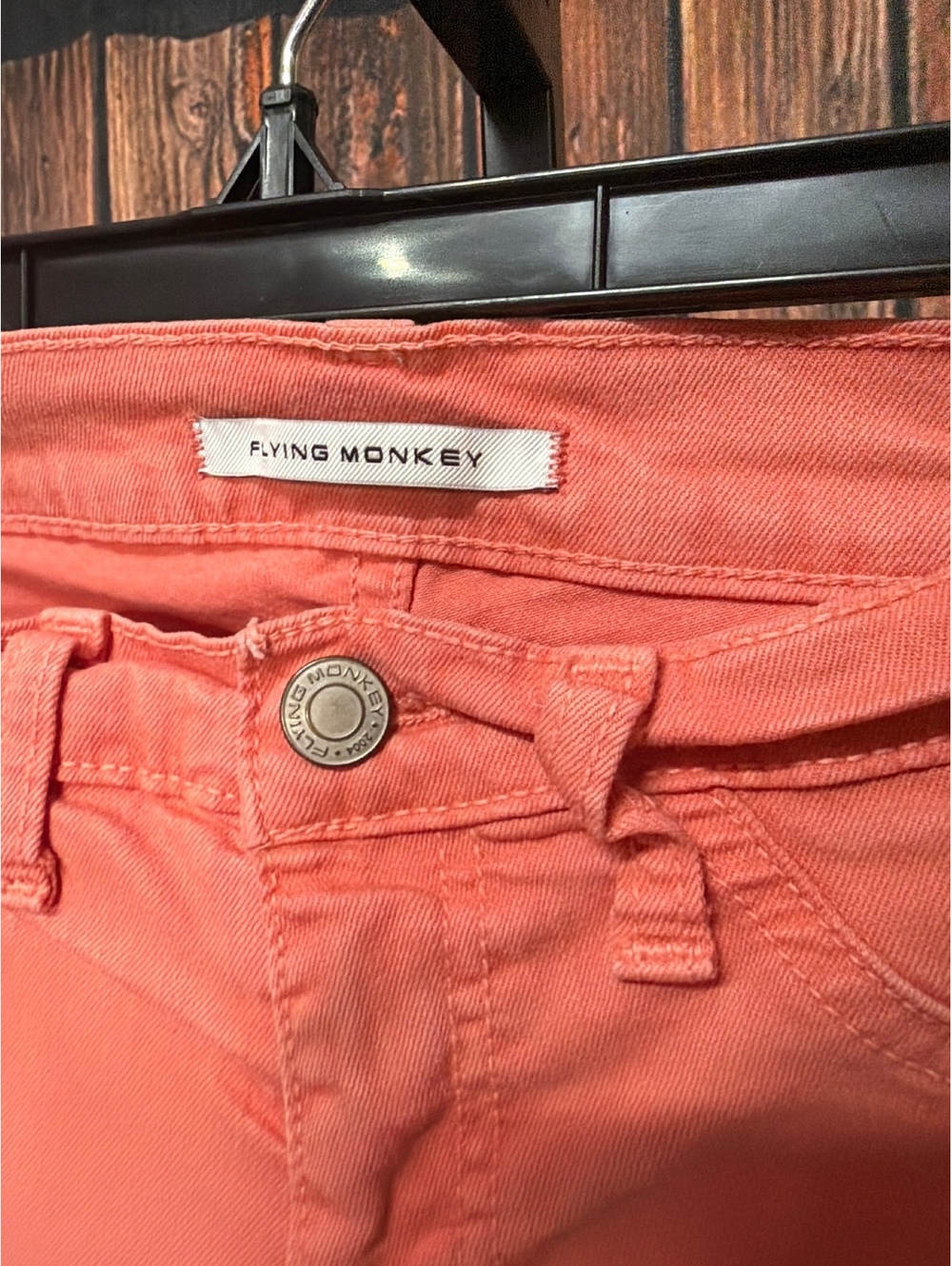 Flying Monkey Coral Skinny Jeans Size 28 - Picture 2 of 4